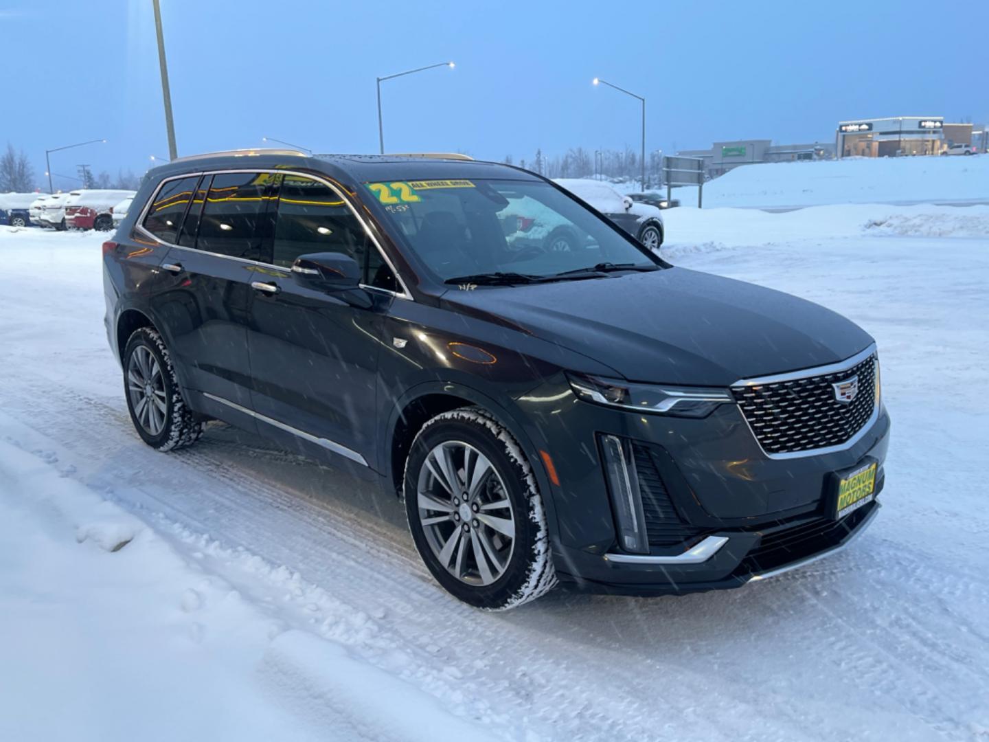 2022 BLACK /black leather CADILLAC XT6 PREMIUM LUXURY (1GYKPDRSXNZ) with an 3.6L engine, Automatic transmission, located at 1960 Industrial Drive, Wasilla, 99654, (907) 274-2277, 61.573475, -149.400146 - Photo#4